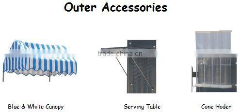 Unique apperance supply by LESTARS soft serve ice cream machine