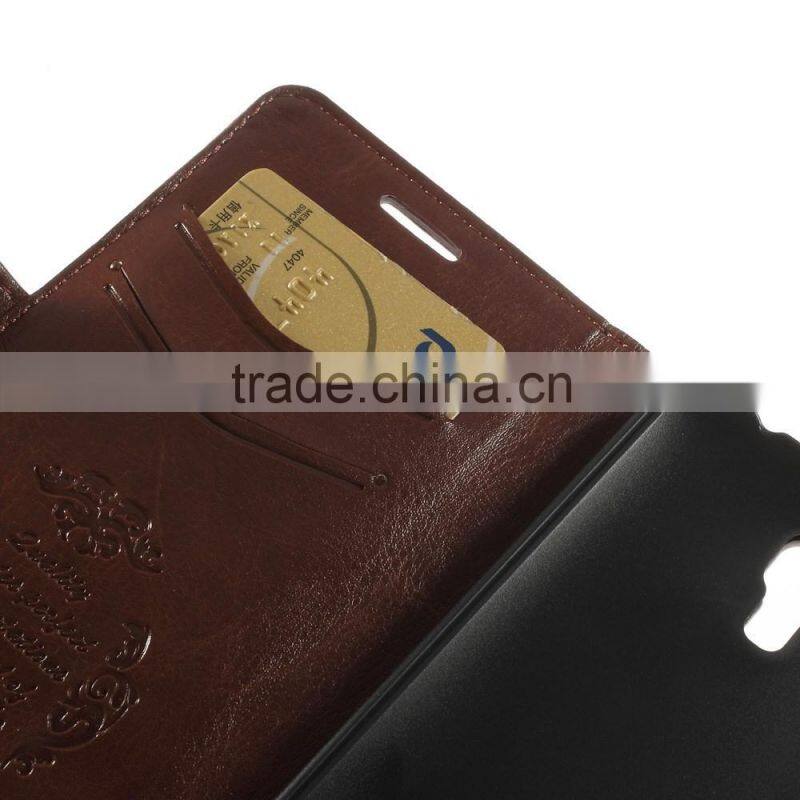 Crazy Horse Stand Leather Cover for Xiaomi 4 MI4,leather case for xiaomi 4 MI4,Xiaomi 4 MI4 leather case