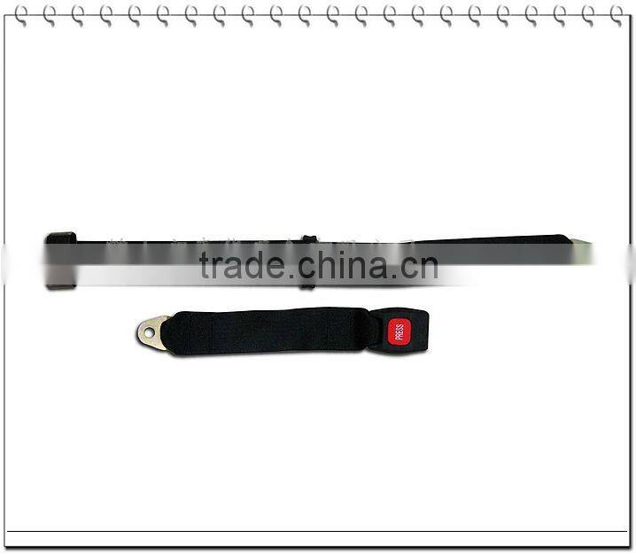 Single two-point safety belt