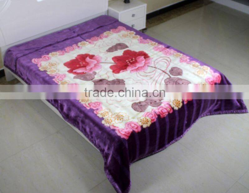 100% polyester 2-ply super soft mink baby toys promotion blanket