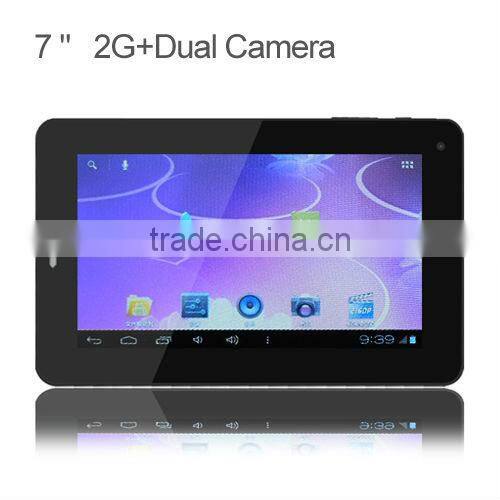 Cheapest 7"2g tablet with gsm with SIM card (GSM)