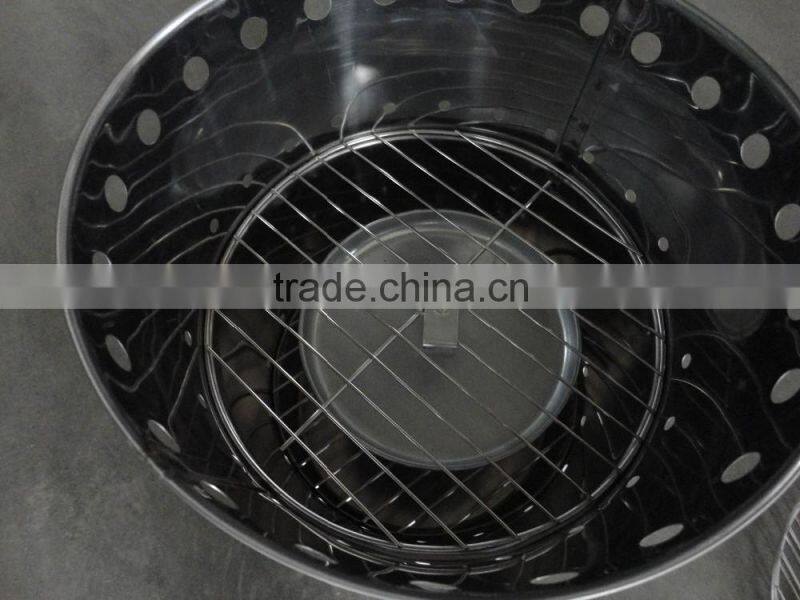 OEM design OVAL smoker bbq grills with chimney