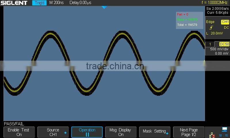 SDS2202X,oscilloscope digital display,200MHz portable oscilloscope,2 channels