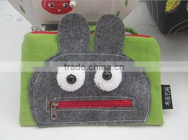 Cute Ugly Baby Rabbit Fabrics Woman Coin Wallet Wholesale ZTCW-0012