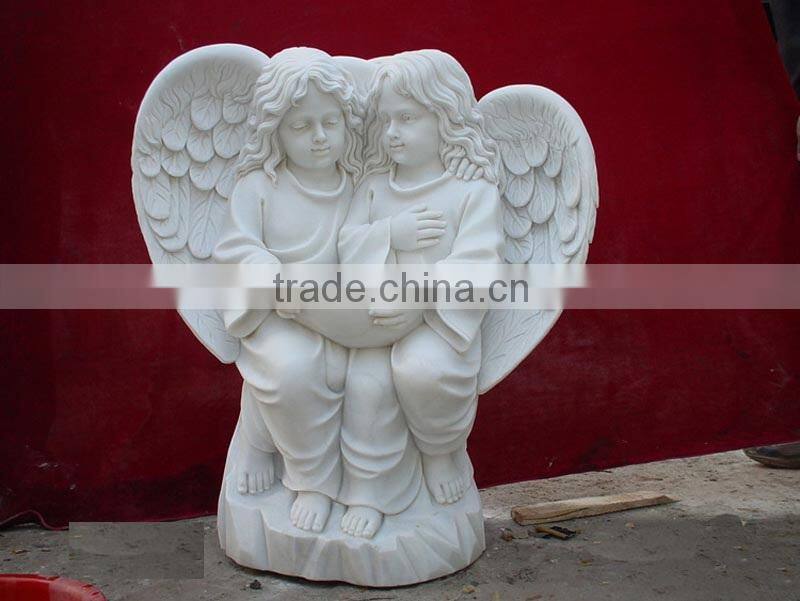 marble outdoor decorative large angle statues