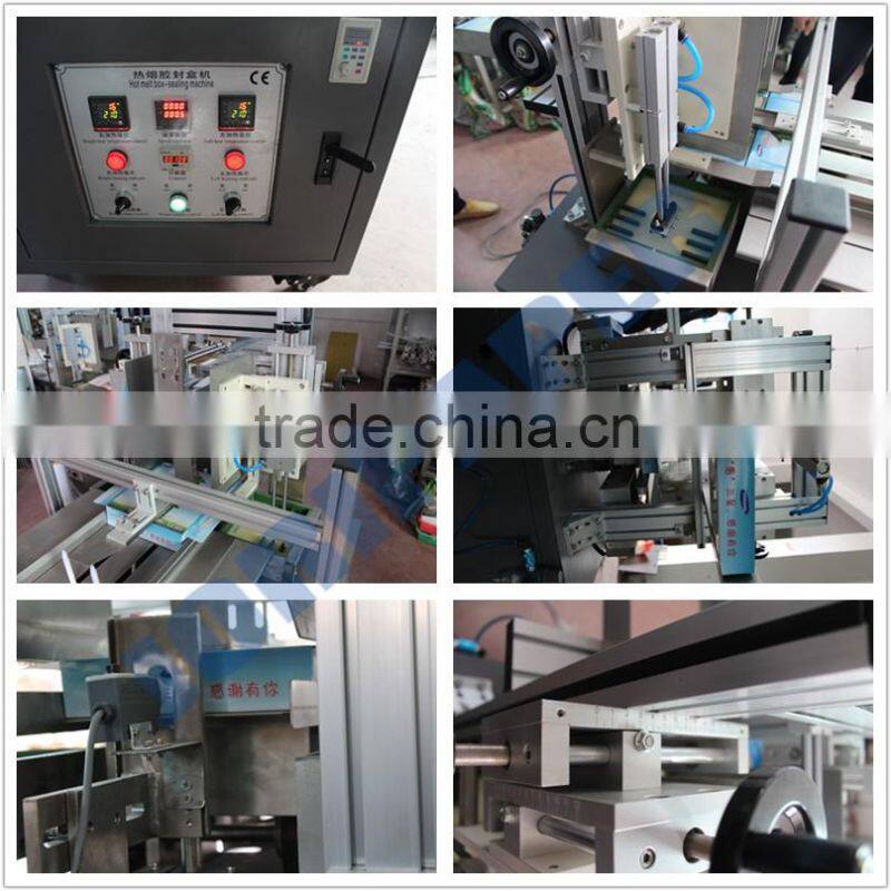 Two Outputs High Speed ALL Sizes Semi-Automatic Carton Paper Box Packing and Sealing Machine