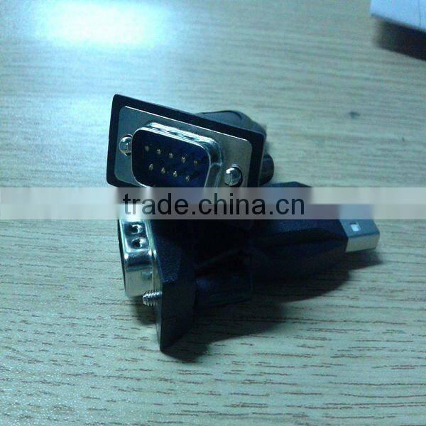 USb to RS232 male serial port adapter with IC PL2303 Compliant with USB 2.0 USB 1.0