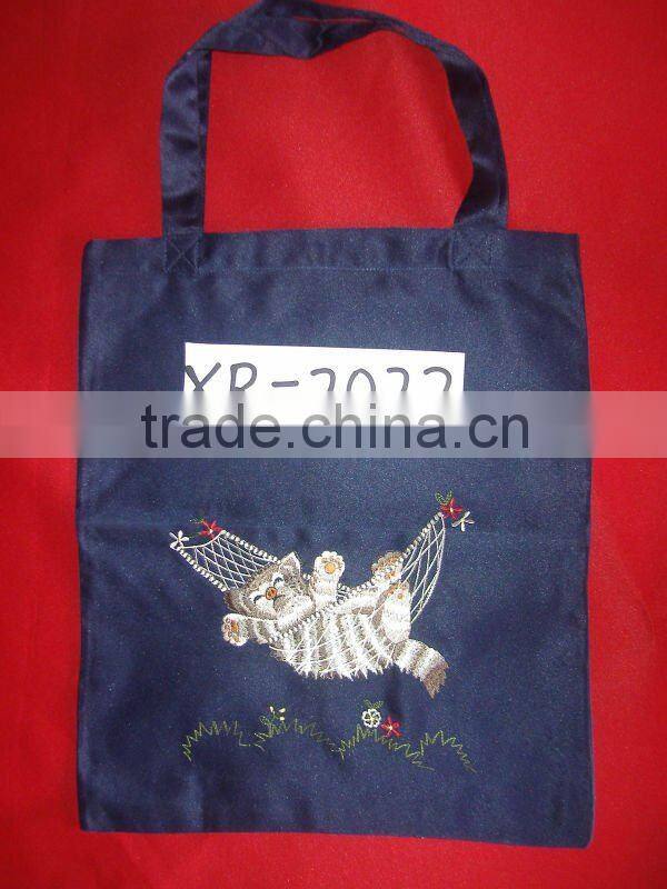 polyester embroidery machine shoping bag