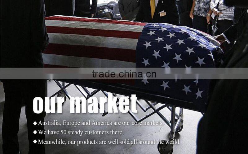 JS-TR005 simple best price coffin trolley