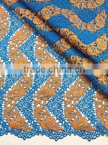 2015 Best selling african cord lace fabrics nigeria cord lace