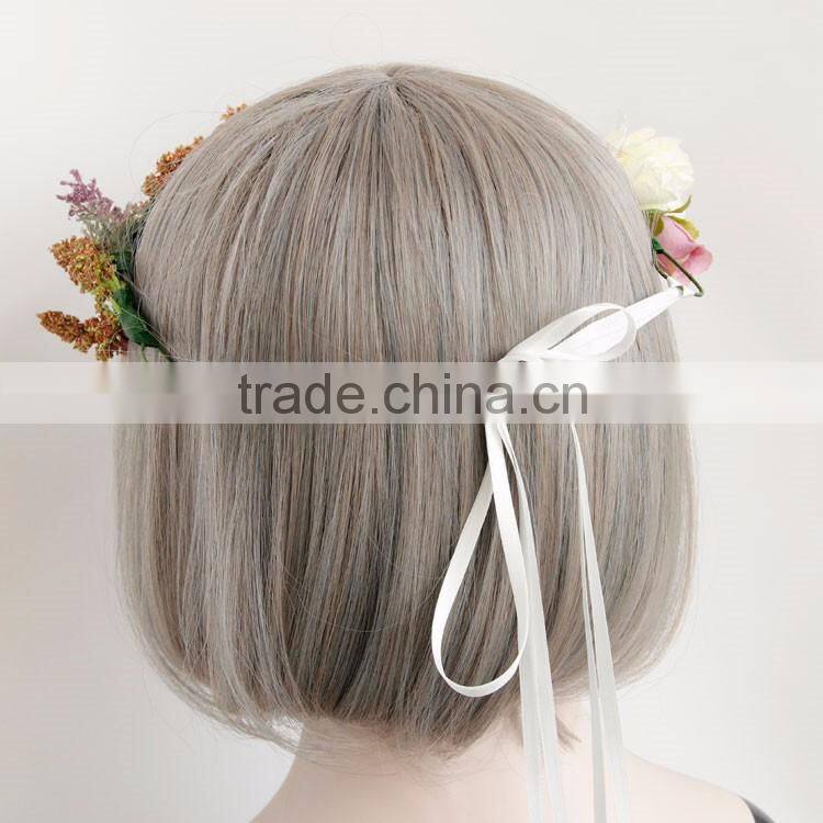 MYLOVE Bohemia style hair garland handmade flower garland