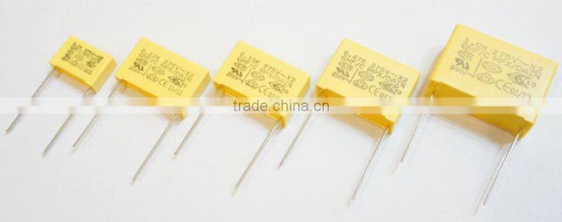 Box polypropylene film parts of capacitor motor cd60 250v motor starting capacitor