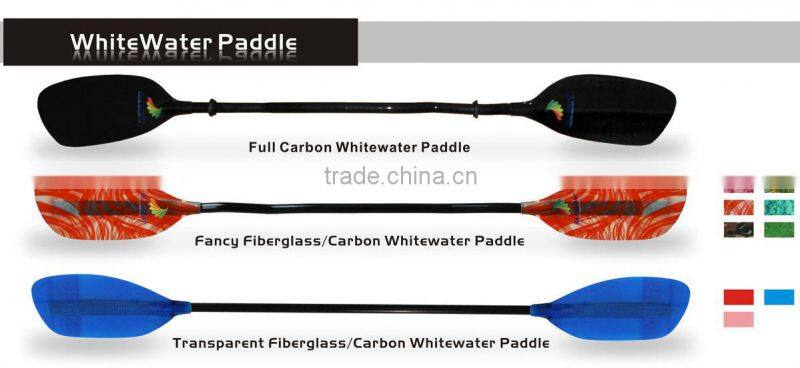 Whitewater Paddle/Paddle kayak racing