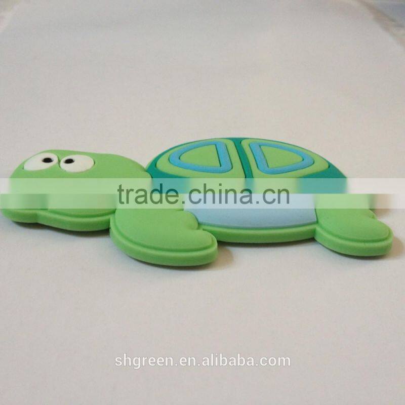 Cute PVC rubber label,rubber badges for slipper