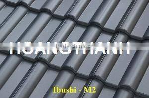 Concrete wave small roof Tile Ibushi M2