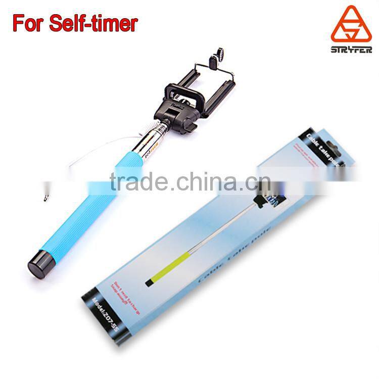 Stryfer Wholesale Digital camera Flexible Tripod Aluminum Video Camera Selfie Rod Cable Take Pole Selfie Stick Phone Extendable