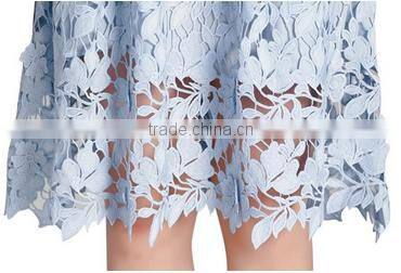 Women's Vogue Lace V-neck Chic Cocktail Party Sleeveless Dress