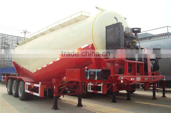 CIMC 3 axle 40m3 Silo Bulk Powder Cement Tanker Semi Trailer for sale
