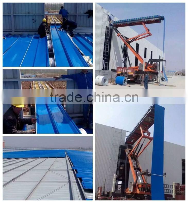 Aluminium mg mn Alloy Roof Sheet Roll Forming Machine