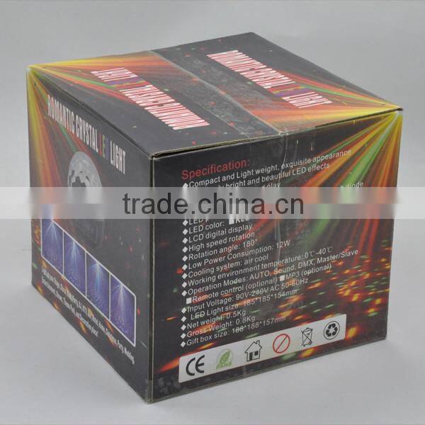 crystal magic ball light led remote control led magic ball lighting