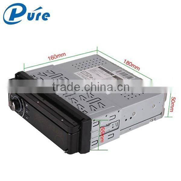 GPS Bluetooth Car Player Singel Din DVD Player 7 Inch 1024*600 Capacitive Touch Screen Player