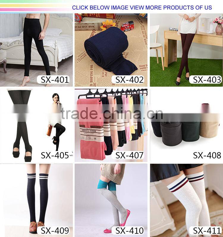 SX-409 cheap knee high socks young woman cute teen girl cartoon tube socks Japanese style nylon and silk foot sexy stockings