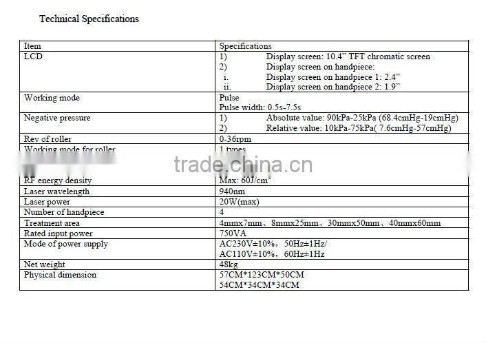 ultrasonic cavitation liposuction beauty equipment
