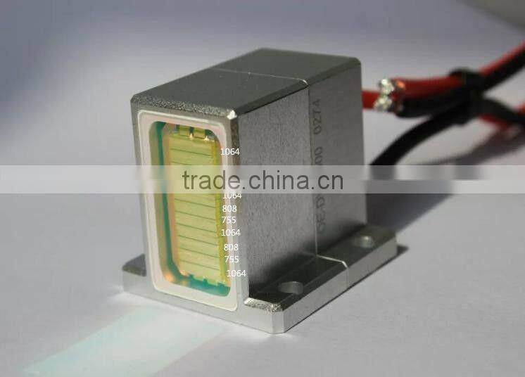 Semiconductor cooling system alexandrite 755nm 808nm 106nm diode laser hair removal epilator machine