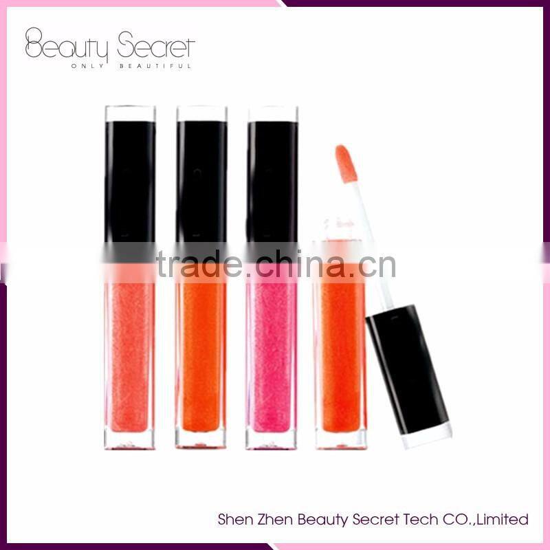 Best sale matte lipgloss containers with brush print your logo lipgloss