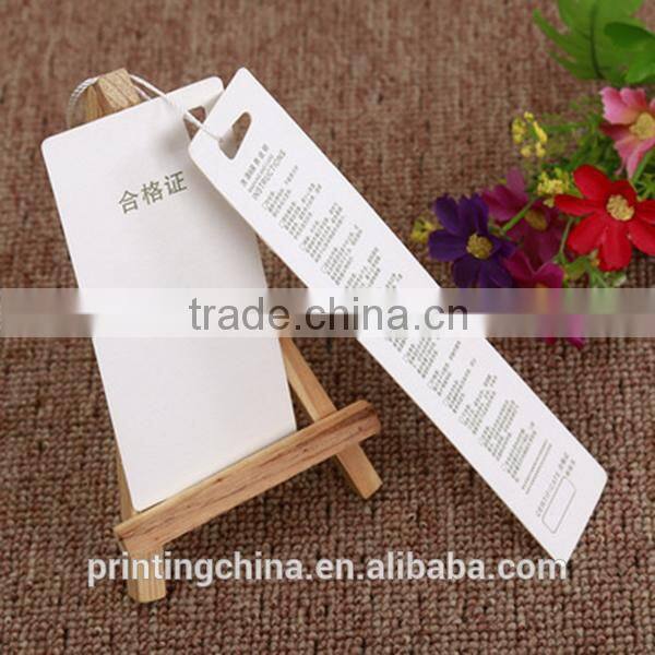 Professional jeans hang tags in Dongguan factory