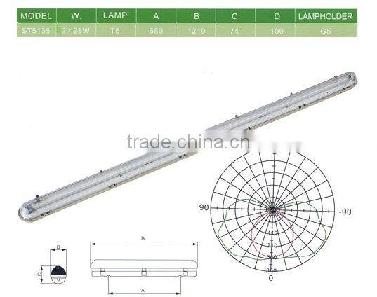 T5 fluorescent lamp 14W/28W/35W
