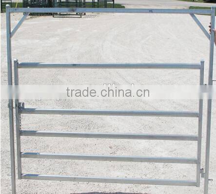 cheap metal tubular holding yards paddock fence rails used fence panel for livestock