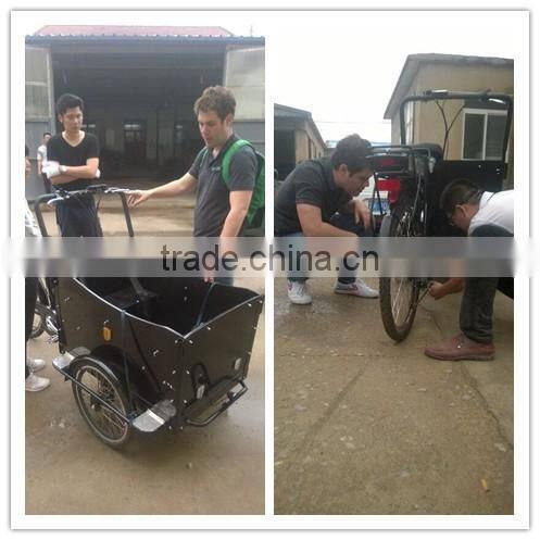 Three wheel triporteur electric cargo trike reverse trike for sale