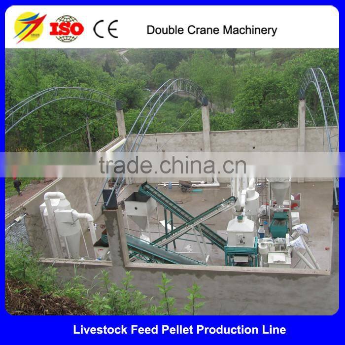 best selling chicken feed grinder and mixer with 1-2T/H