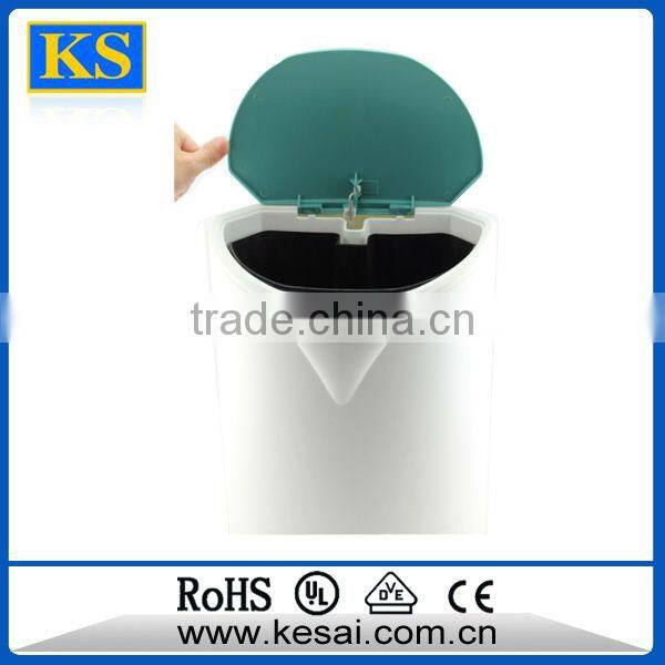 A contactless automatic flip trash cans, garbage can, dust bin Plastic Sensor Trash Bin one touch dustbin 10L