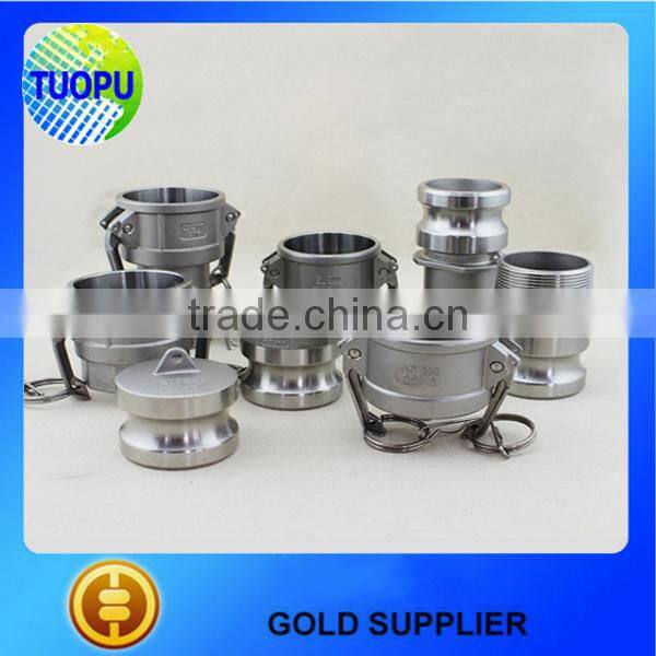 Camlock Coupling Female Coupler,SS Female Snap Lock to Male Pipe Thread TYPE B