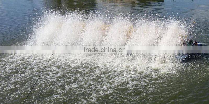 2 impellers 1hp paddle wheel aerator