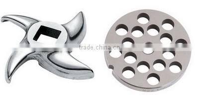 precision stainless steel hand operated meat mincer worm