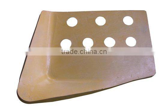 loader parts end bits cutting edge / excavator spare parts plow bolt with nut