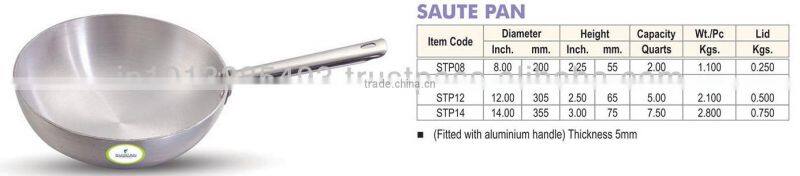 Saute Pan with Aluminum handle