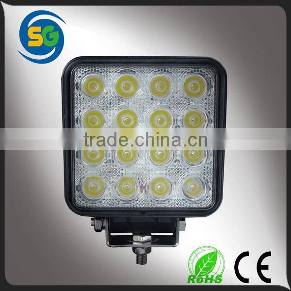 LED waterproof worklamp 48w led truck light