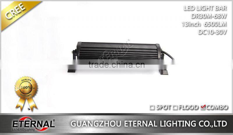 68W 13" truck trailer pick-up 4x4 racing off-road motorsports ATV UTV RV dune buggy high power led light bar