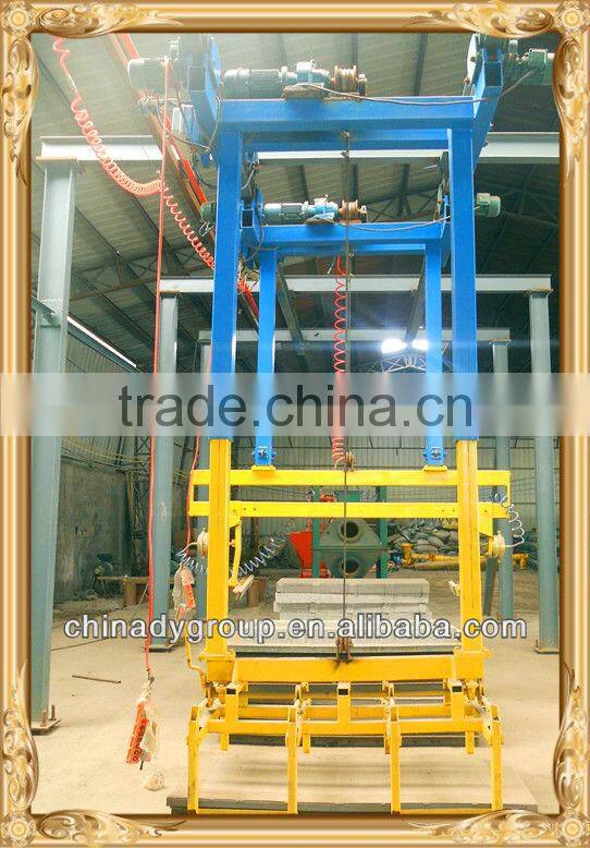 Large farm rebar cement concrete pig fecal leakage plate production line made in China