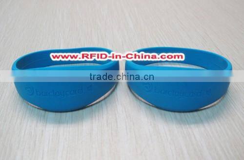 Wholesale 13.56MHz Festival Silicone RFID Bracelet for Events