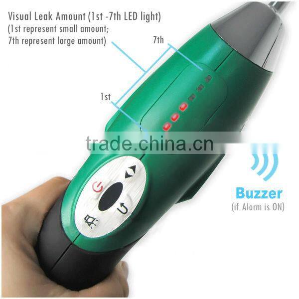 Handheld Semi-Conductor Sensor Refrigerant Leak Detector 2g/yr Sensitivity