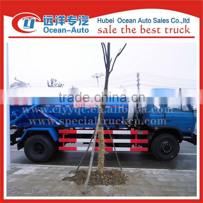 good quality 4x2 vaccum sewer suction tanker truck