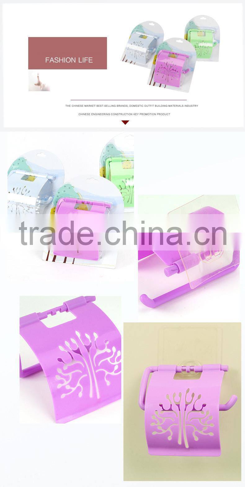 Wall Mounted Plastic Bathroom Toilet Paper Holder Waterproof Tissue Holder