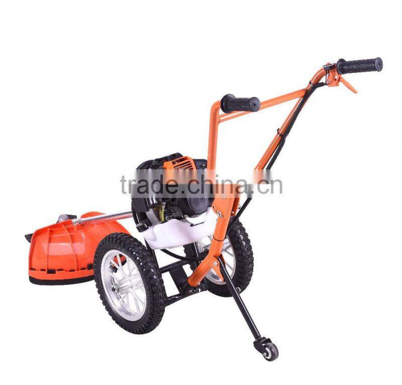 Hand push brush cutter,hand push grass cutter,hand push lawn mower with CE certificate