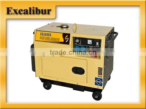 5KVA small air cooled silent diesel generator price from China manufacturer