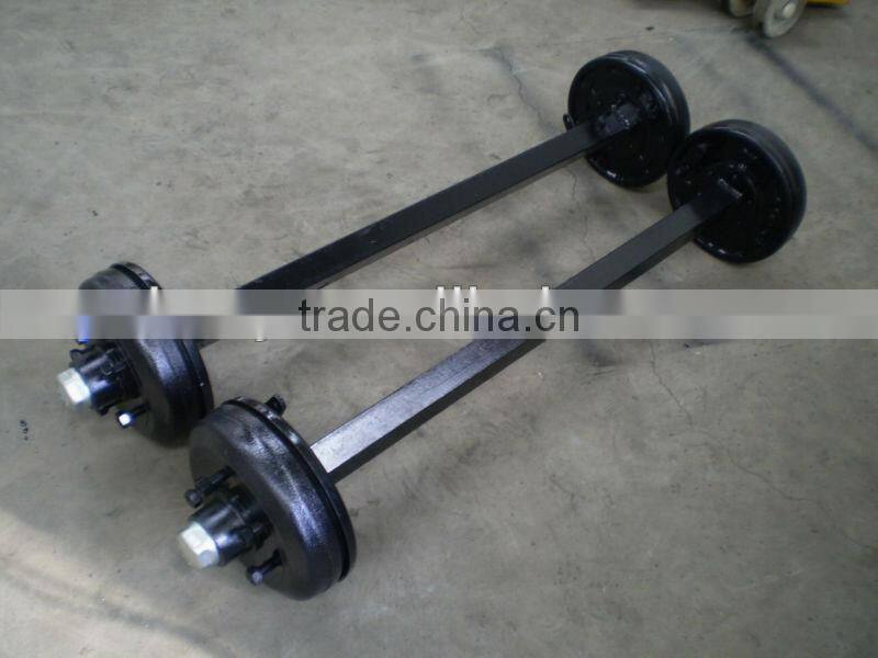 off-road Farm Trailer light duty Agriculture trailer Axle with brake